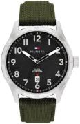 Tommy Hilfiger Herreur 1710593 Sort/Læder Ø43 mm