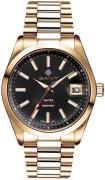 Gant Herreur G161014 Eastham Sort/Rosaguldtonet stål Ø42 mm