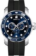 Invicta Herreur 45722 Pro Diver Scuba Blå/Gummi Ø48 mm
