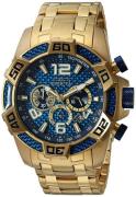 Invicta Herreur 25852 Pro Diver Blå/Gul guldtonet stål Ø50 mm