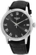 Tissot Herreur T129.410.16.053.00 T-Classic Sort/Læder Ø42 mm