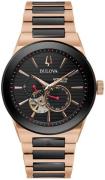 Bulova Herreur 98A236 Sort/Stål Ø41 mm