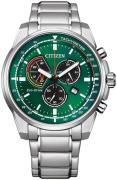 Citizen Herreur AT1190-87X Crono Grøn/Stål Ø44 mm