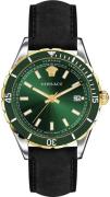 Versace Herreur VE3A00320 Hellenyium Grøn/Læder Ø41 mm