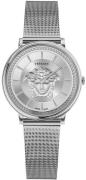 Versace Dameur VE8103921 V Circle Sølvfarvet/Stål Ø38 mm