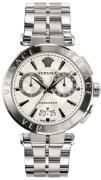 Versace Herreur VE1D00319 Aion Sølvfarvet/Stål Ø45 mm
