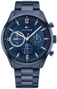Tommy Hilfiger Herreur 1791945 Matthew Blå/Stål Ø44 mm
