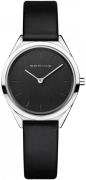 Bering Dameur 17031-402 Sort/Læder Ø31 mm