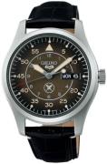 Seiko 5 Herreur SRPL31K1 Grå/Læder Ø39.4 mm