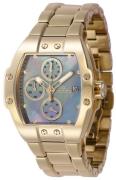 Invicta Dameur 45770 S1 Rally Flerfarvet/Guldtonet stål Ø38 mm