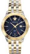 Versace Herreur VEBK01019 Univers Blå/Guldtonet stål Ø43 mm