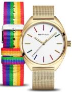 Bering 127220-40-334 Freedom Hvid/Guldtonet stål Ø40 mm