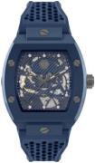Philipp Plein Herreur PWVBA0323 The Skeleton Blå/Gummi
