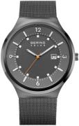 Bering Herreur 14442-077 Solar Grå/Stål Ø42 mm