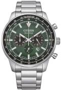 Citizen Herreur CA4500-91X Eco Drive Grøn/Stål Ø44 mm