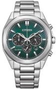 Citizen Herreur CA4590-81X Eco Drive Grøn/Stål Ø41 mm