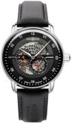 Zeppelin Herreur 86642 Captains Sort/Læder Ø43 mm