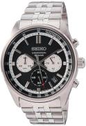 Seiko Herreur SSB429P1 Sport Sort/Stål Ø41.5 mm