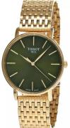 Tissot Herreur T143.410.33.091.00 Everytime Grøn/Gul guldtonet stål