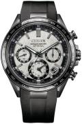 Citizen Herreur CC4055-14H Attesa Sølvfarvet/Gummi Ø44 mm