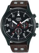 Lorus Herreur RT367JX9 Sports Sort/Læder Ø45 mm