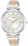 Lorus Dameur RG297VX9 Dress Sølvfarvet/Rosaguldtonet stål Ø34 mm