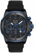 Bulova Herreur 98B308 Marine Star Grå/Gummi Ø44 mm