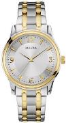 Bulova Herreur 98A150 Corporate Sølvfarvet/Gul guldtonet stål Ø38