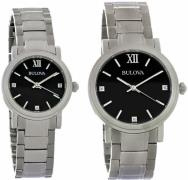 Bulova 96X140 Diamond Sort/Stål