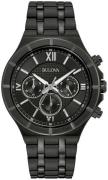 Bulova Herreur 98A242 Classic Sort/Stål Ø42 mm