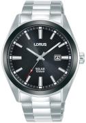 Lorus Herreur RX335AX9 Solar Sort/Stål Ø42 mm