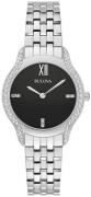 Bulova Dameur 96R249 Classic Sort/Stål Ø30 mm
