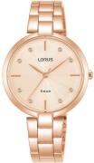 Lorus Dameur RG240VX9 Ladies Rosa/Rosaguldtonet stål Ø32 mm
