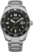 Citizen Herreur AW1760-81E Eco Drive Sort/Stål Ø43 mm