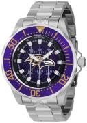 Invicta Herreur 42122 Nfl Lilla/Stål Ø47 mm