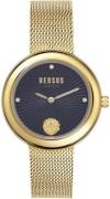 Versus by Versace Dameur VSPEN0519 Lea Blå/Gul guldtonet stål Ø35