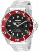 Invicta Herreur 35854 Pro Diver Sort/Stål Ø47 mm