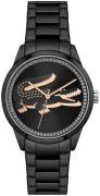 Lacoste Dameur 2001192 Ladycroc Sort/Stål Ø36 mm