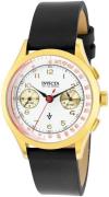 Invicta Herreur 37232 Vintage Hvid/Læder Ø36 mm