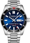 Stührling Original Herreur 1004.02 Datemaster Heritage Blå/Stål