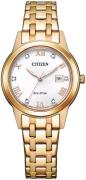 Citizen Dameur FE1243-83A Elegance Hvid/Rosaguldtonet stål Ø29.4 mm