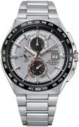 Citizen Herreur AT8234-85A Radio Controlled Sølvfarvet/Titanium Ø45