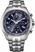 Citizen Herreur AT8200-87L Radio Controlled Blå/Stål Ø44 mm