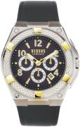 Versus by Versace Herreur VSPEW0219 Esteve Sort/Læder Ø46 mm