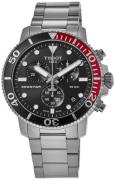 Tissot Herreur T120.417.11.051.01 Seastar Sort/Stål Ø45.5 mm