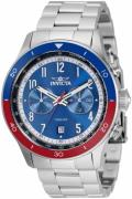 Invicta Herreur 35667 Speedway Blå/Stål Ø46 mm