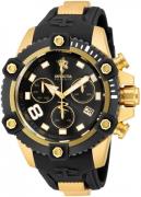 Invicta Herreur 17976 Sea Base Sort/Gul guldtonet stål Ø48 mm