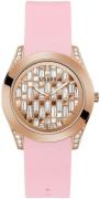 Guess Dameur GW0109L2 Rosa guldfarvet/Gummi Ø39 mm