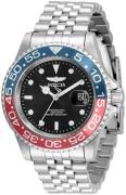Invicta Herreur 34102 Pro Diver Sort/Stål Ø40 mm