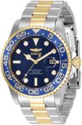 Invicta Herreur 33254 Pro Diver Blå/Gul guldtonet stål Ø42 mm